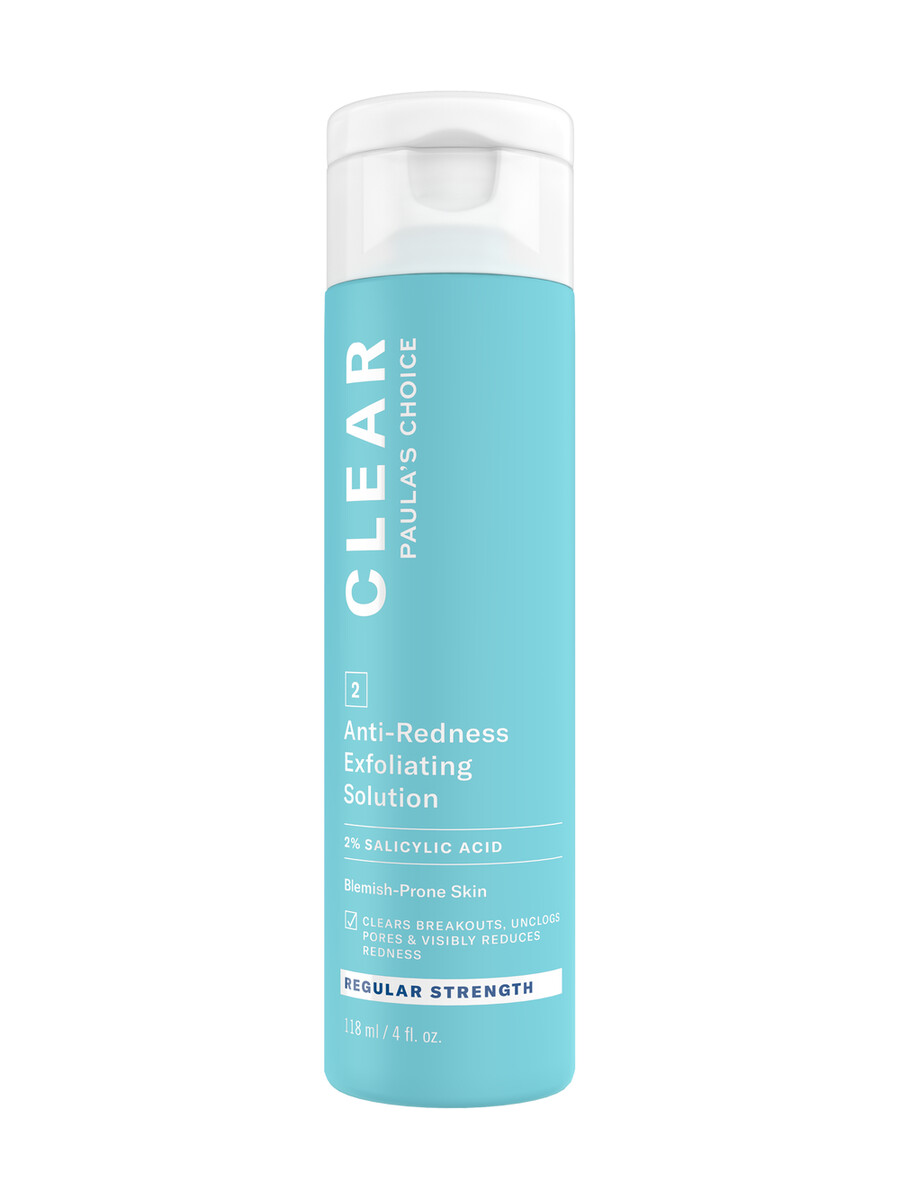 solución exfoliante antienrojecimiento clear de potencia regular