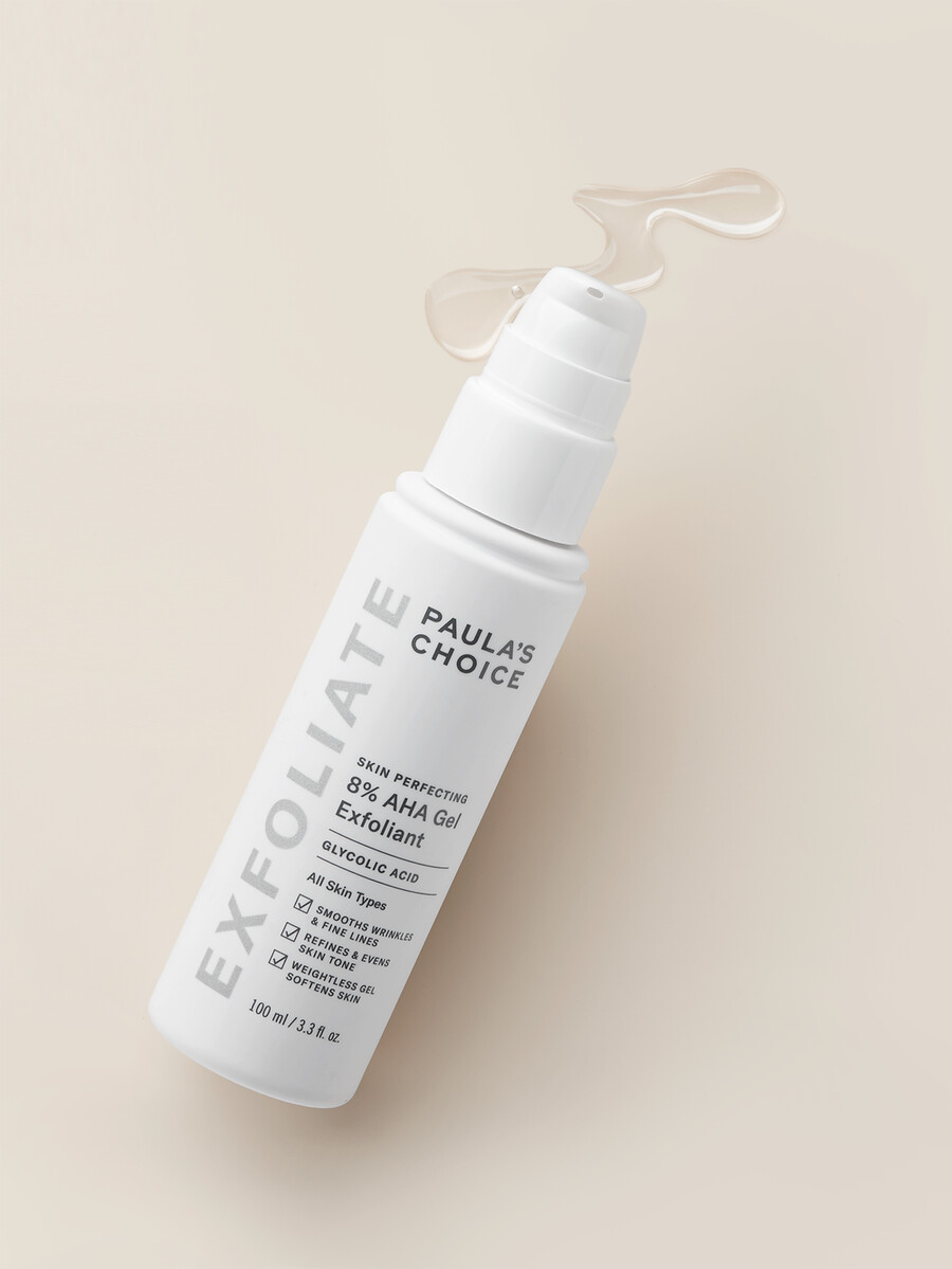 exfoliante en gel con 8 aha