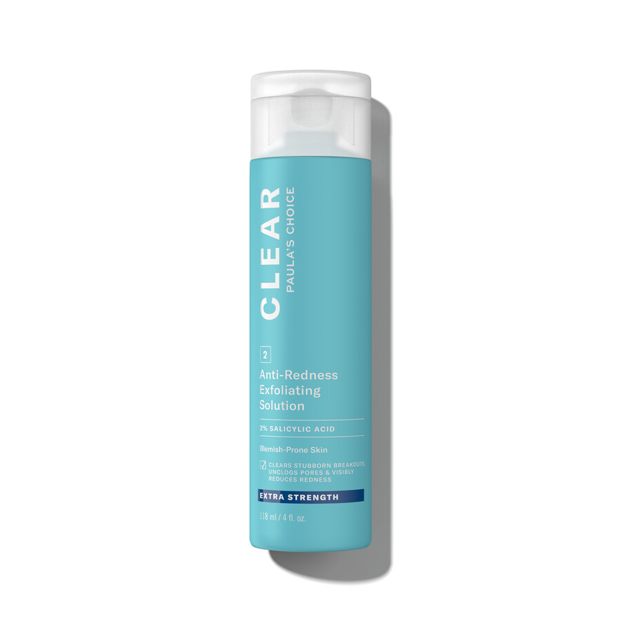 solución exfoliante antienrojecimiento extrafuerte clear
