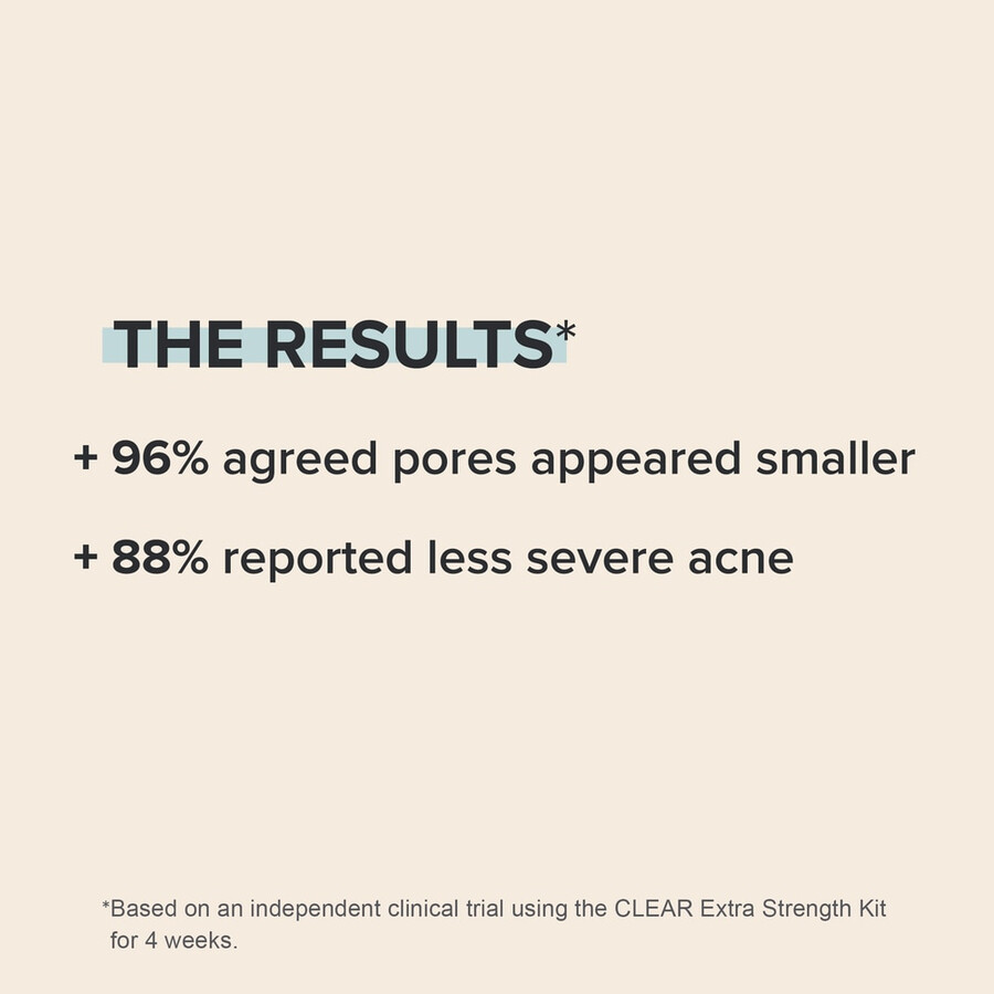 kit de productos para el acné clear de intensidad regular