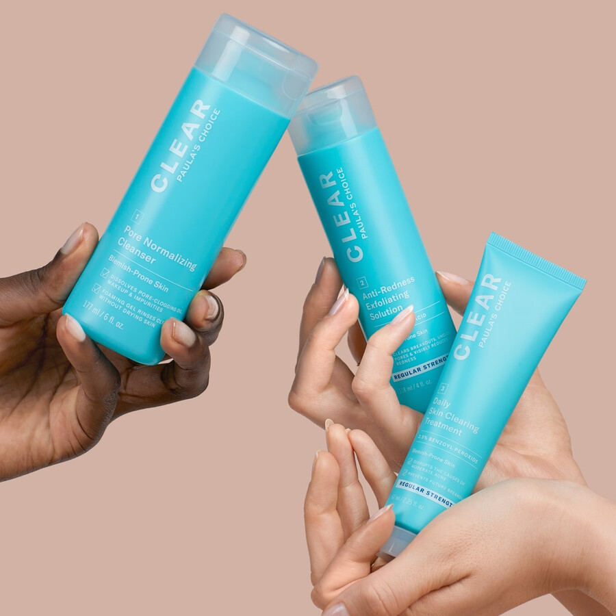 kit de productos para el acné clear de intensidad regular